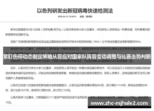 紧盯伤停动态制定策略从容应对国家队阵容变动调整与比赛走势判断 紧盯伤停动态制定策略从容应对国家队阵容变动调整与比赛走势判断